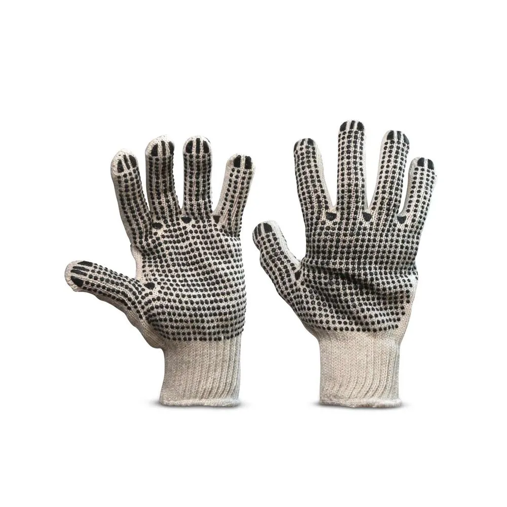 Guantes con puntos pvc