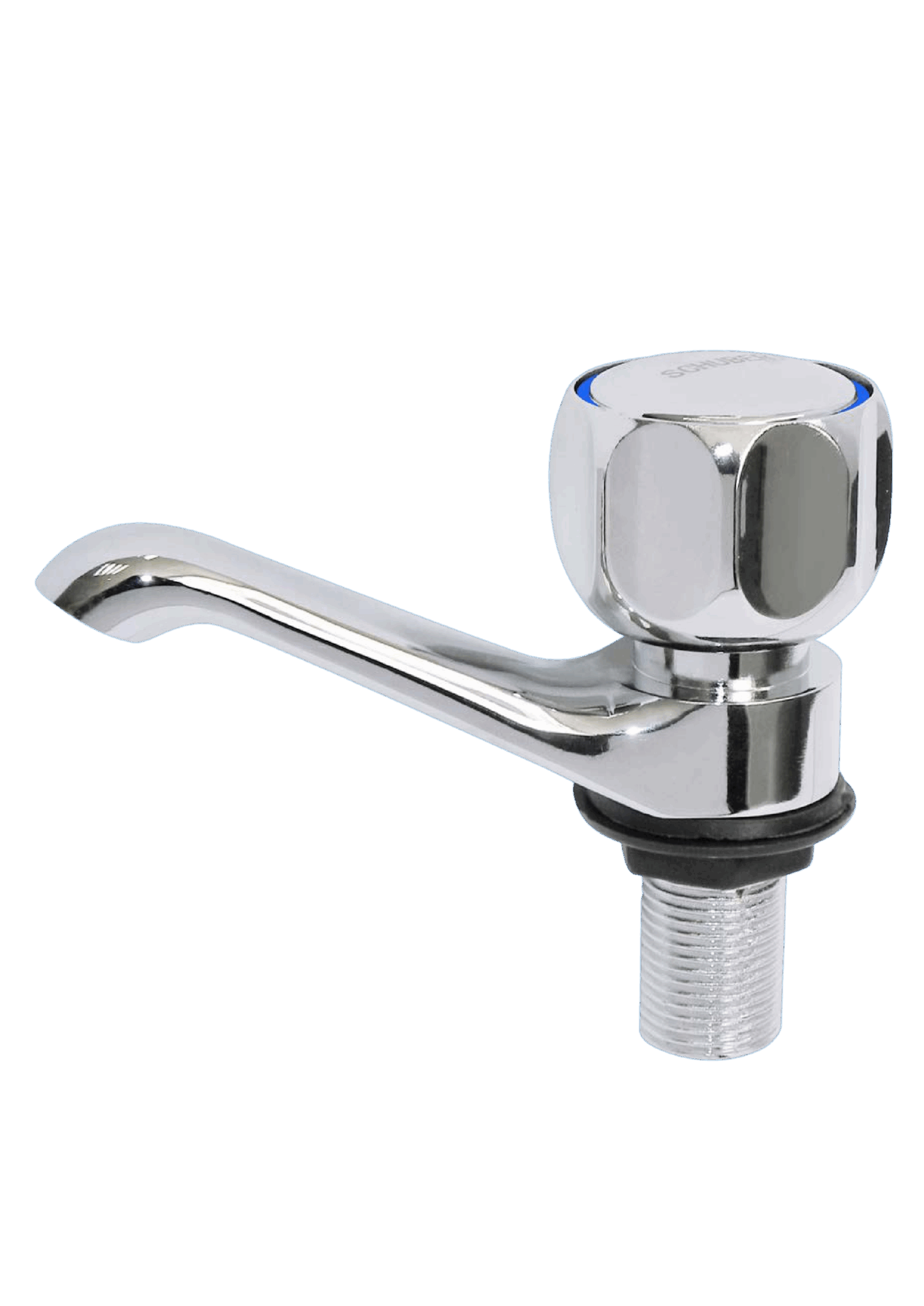 Caño para lavatorio cromado