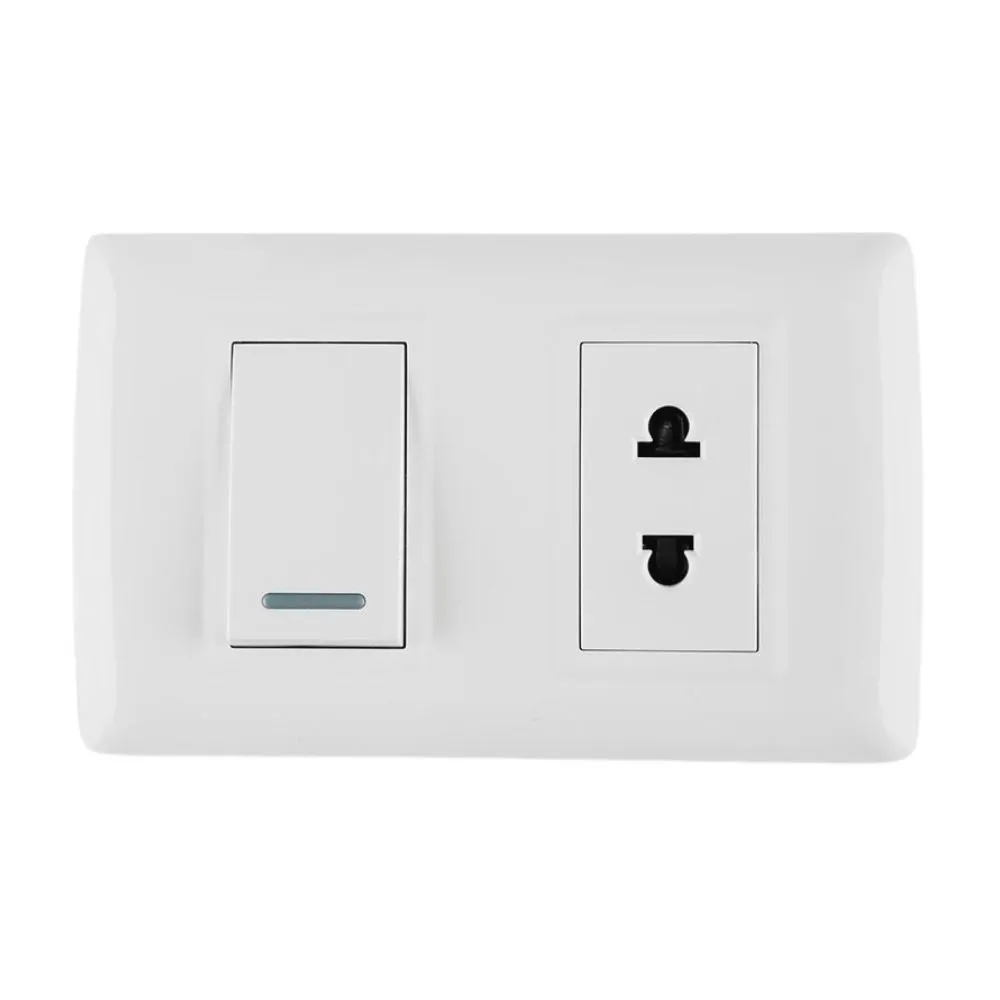 Tomacorriente Mixto para empotrar