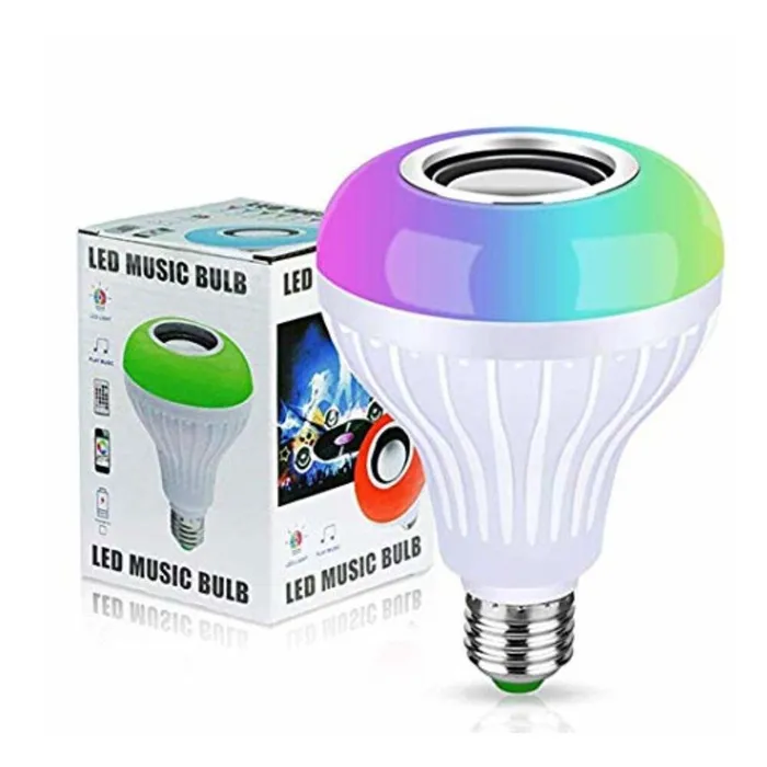 Foco multicolor con bluetooth