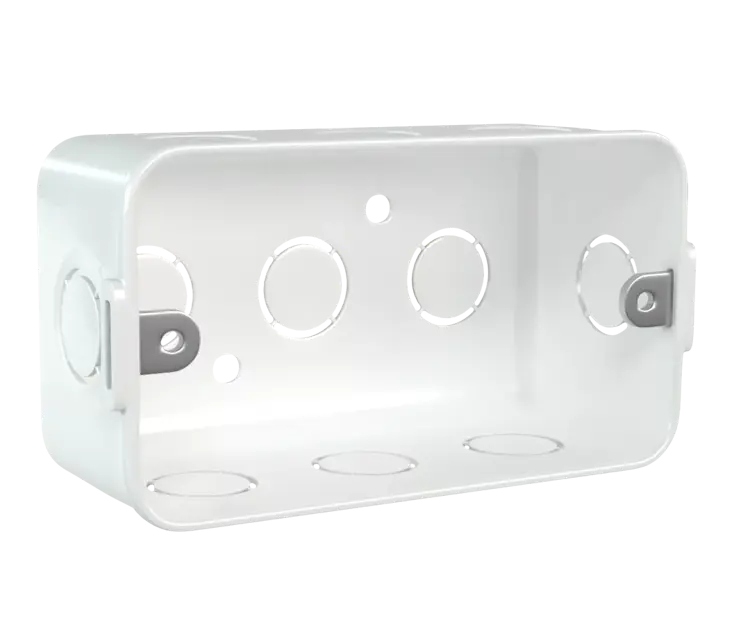 Caja de pase rectangular