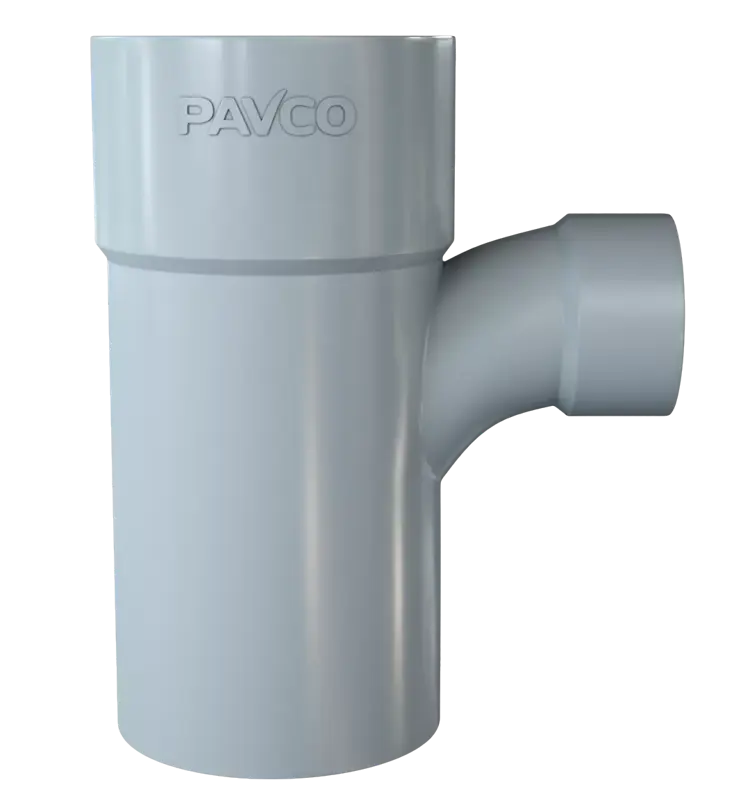 Tee sanitaria con reducción simple