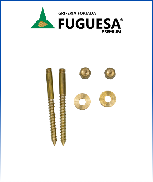 Par perno anclaje bronce