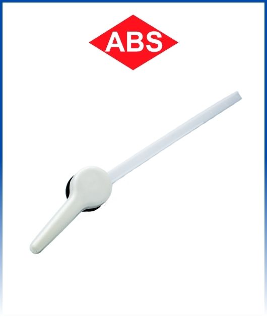 Manubrio plástico blanco para inodoro induval