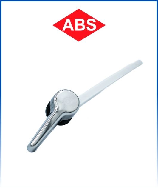 Manubrio de plástico cromado para inodoro induval