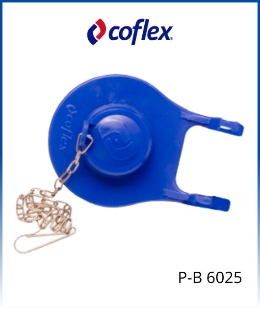 Pera de descarga azul de pvc