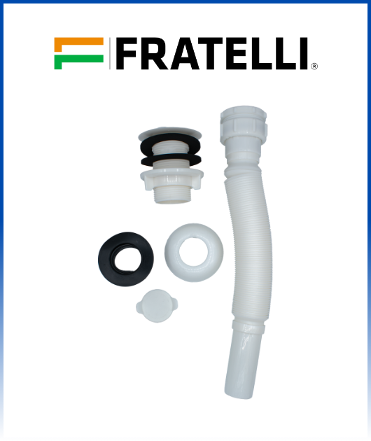 Trampa corrugada universal + desague