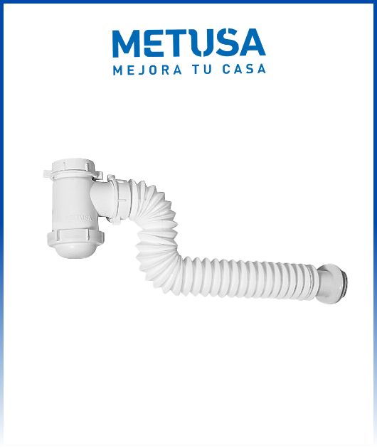 Trampa flex bot 1 1/4” 1 1/2" Conector sol