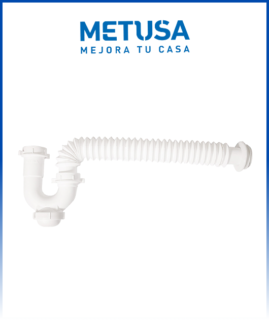 Trampa flex P 1 1/4” 1 1/2” Conector sol