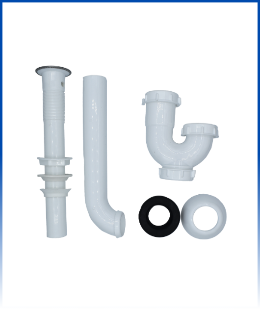 Kit trampa sin registro con desague 1 1/4 acero inoxidable