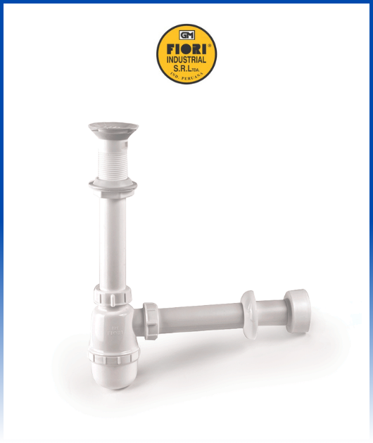 Trampa botella mod. euro con desague de 11/4 tapón