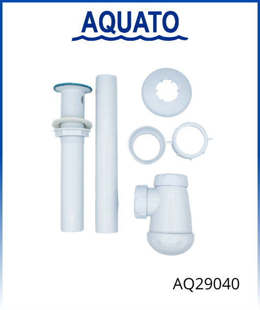 Trampa botella para lavatorio pvc