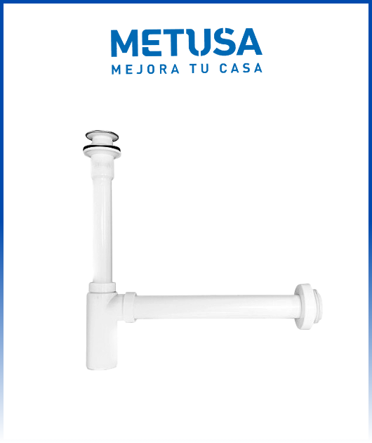 Trampa minimalista con desague decorativo