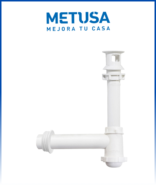 Trampa bototella con desague 1” 1/4”X9” REJ BL V2