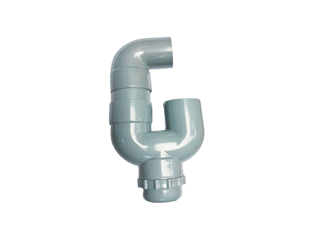 Trampa "U" gris con red 2 x 1 1/2 inrel