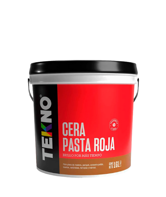 Cera en pasta roja balde plástico 5LT
