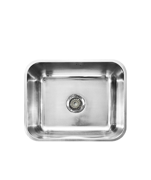 Lavadero para mármol stainless Ft 44 X 39 con desagüe premium