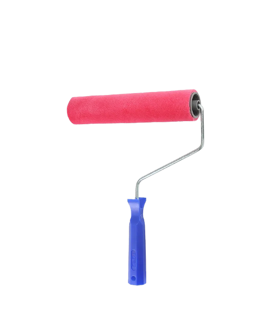 Rodillo sintético para pintar epóxica fucsia 9”