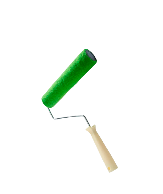 Rodillo para pintor verde