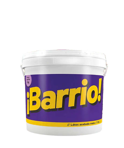 Látex "Barrio" blanco