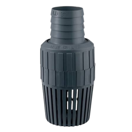 Válvula de pie con conector de manguera